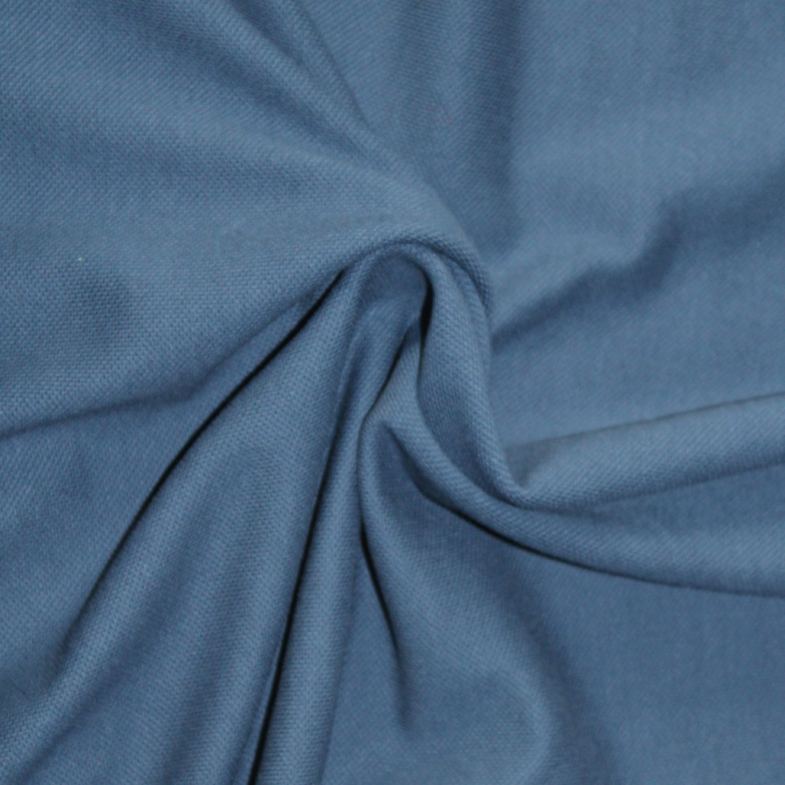 Maille piquée – bleu indigo